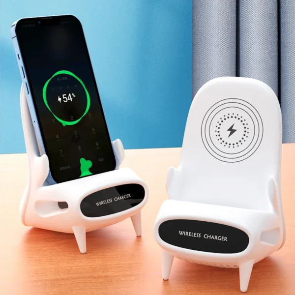 Mini portable chair wireless charger